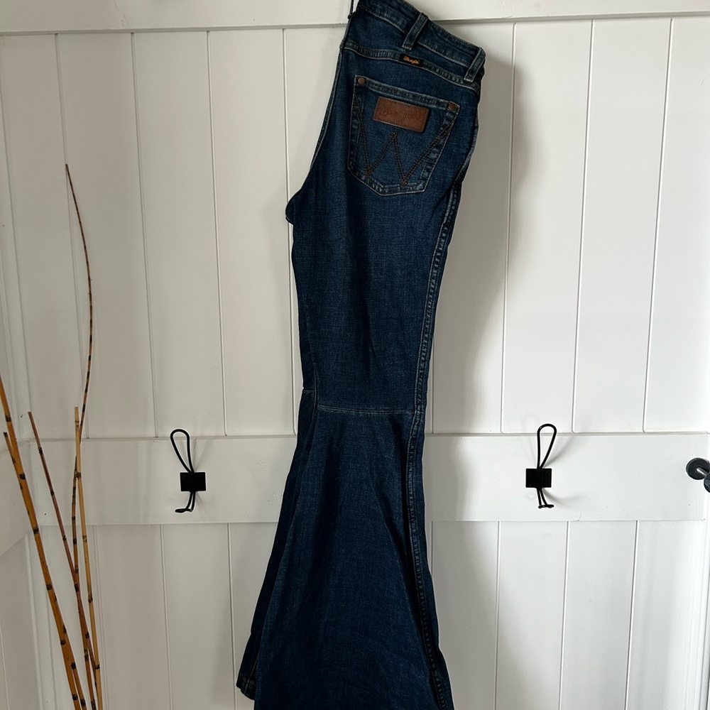 Wrangler Dark Blue Flare Women's Jeans
